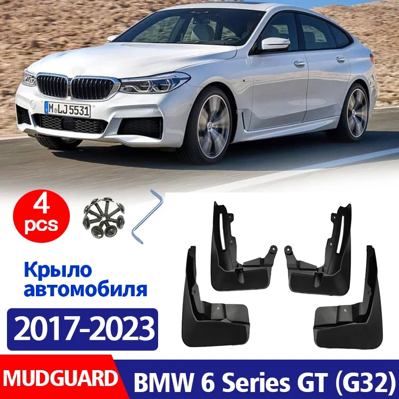 

FOR BMW 6 Series GT G32 630i 640i 620i Mudguard Fender Mud Flap Guards Splash Mudflaps Car Accessories Front Rear 4pcs