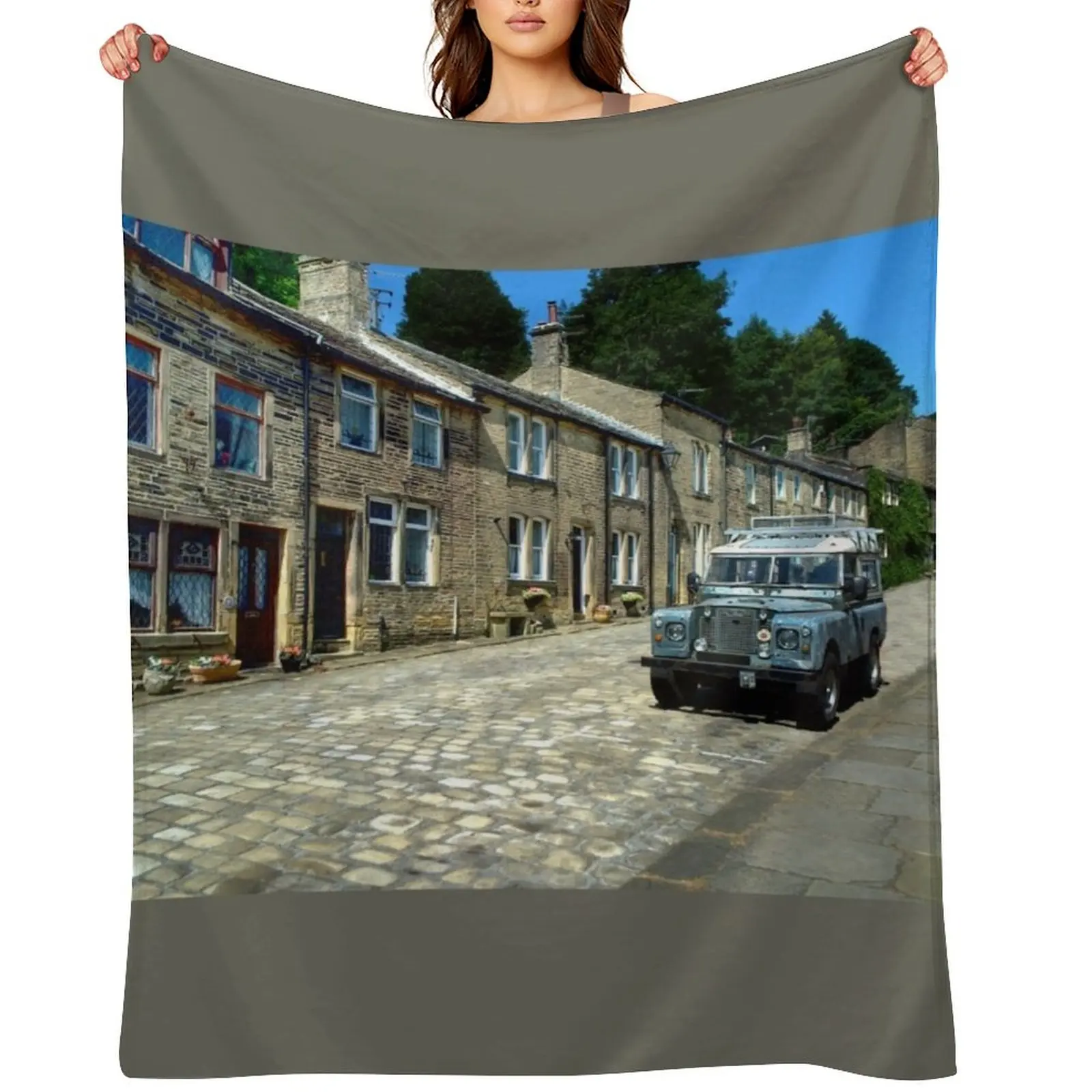 

Haworth Main Street Throw Blanket wednesday Camping Hairy Single Blankets