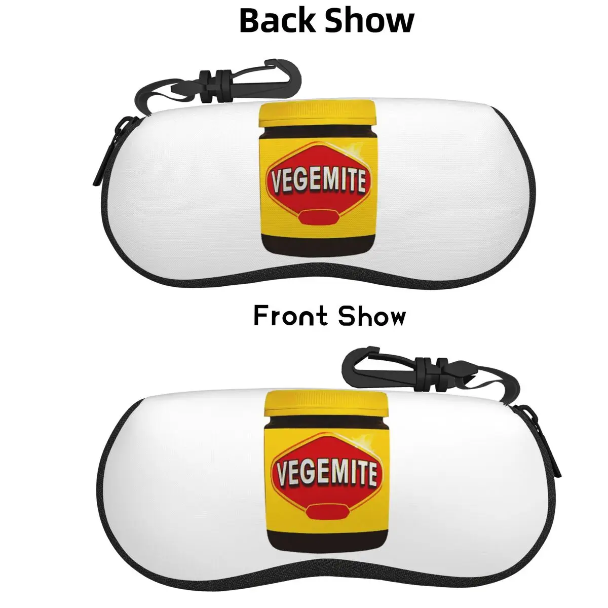 

Vegemite Shell Glasses Case Protective Sunglasses Box Women Men Soft Eyeglass Bag Pouch