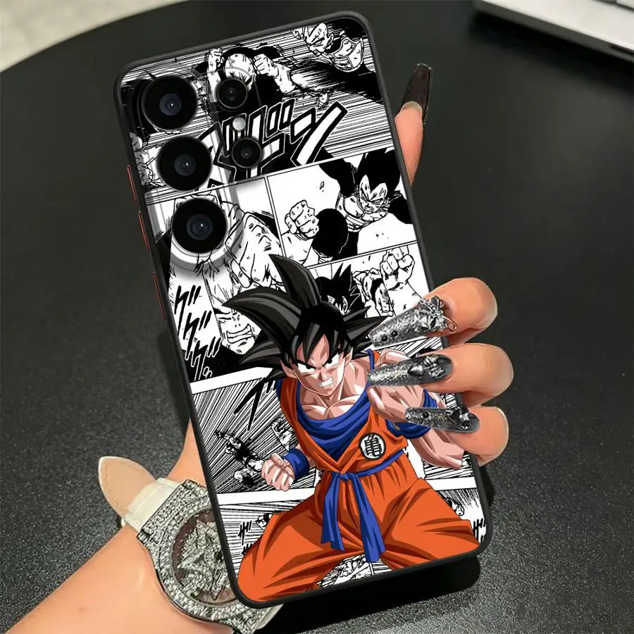 Anime-D-Dragons Balls Funda Back Phone Cover Case for Samsung Galaxy S26 S23 FE S21 S20 FE Note 20 Ultra 10+ S24 Plus S22 S25