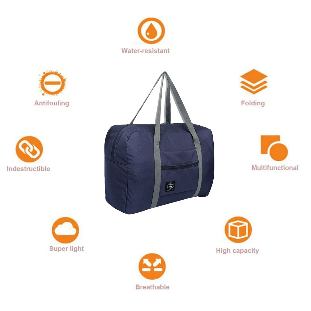 Portable Travel Bag Large Capacity Foldable Luggage Bags Unisex WaterProof Handbag Nurse Series Travel Clothes Storage Handbags