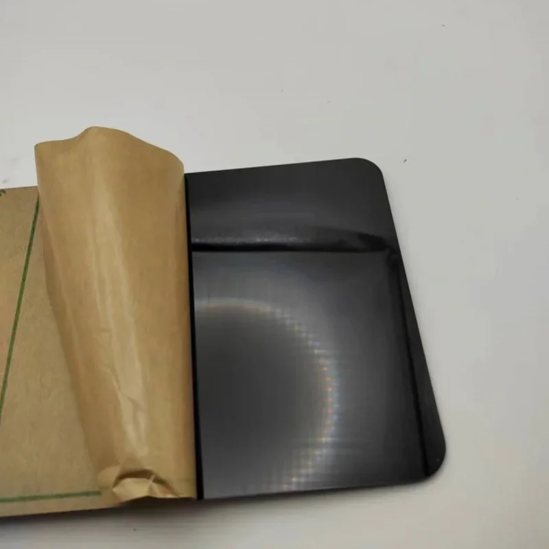 pannello di plastica in lamiera di metacrilato nero satinato in lamiera di acrilico