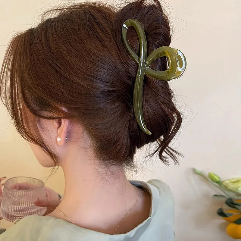 Elegante Gelee Farbe Bogen Haar Klaue Für Frauen Mädchen Süße Ornament Zurück Stirnband Haar Clips Haarnadel Mode Haar Zubehör