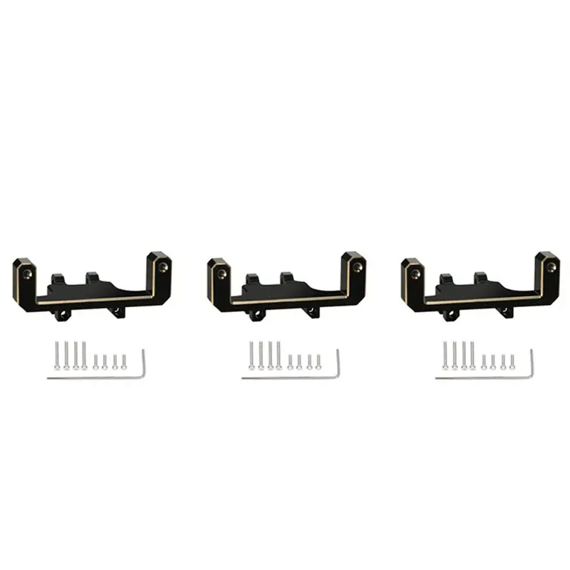 B78B-3X Brass Servo Mount Fit EMAX ES08MA II Servo For Axial SCX24 Gladiator Bronco JLU C10 1/24