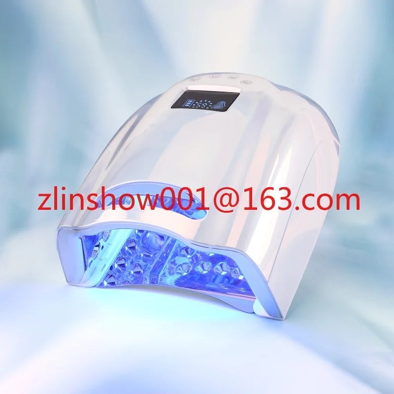 2025 أحدث 128 واط LED مسمار مصباح قابلة للشحن المهنية الرقمية الفن مجفف تصفيح الفضة 365nm شعار عالي للتخصيص #2