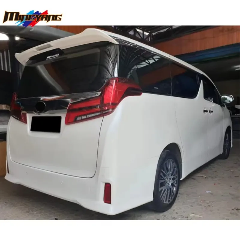 

ZAIQU Jiuzhou Auto High Quality 2019 ALPHARD SC BODY KITrear Bumper PP MATERIAL BUMPER for TOYOT ALPHARD 2015+