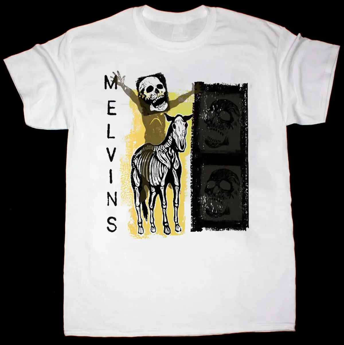 Rare Melvins Band Gift For Fan Cotton White Unisex T-shirt