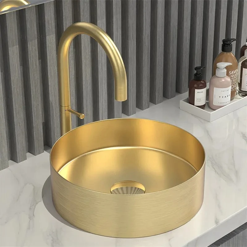 Basin Nordic Stainless Steel Bathroom Sinks Household Balcony