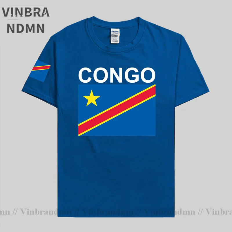 DR Congo men t shirts 2024 jerseys nation team cotton t-shirt gyms clothing tee country tops COD DRC DROC Congo-Kinsha Congolese