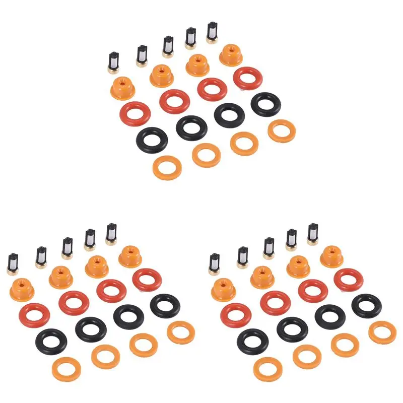 Prominent 3X Fuel Injector Repair Kits For BWM K100 Motorcycle Injector Parts 0280150210 0280150705 Replacement Parts For AY-RK0