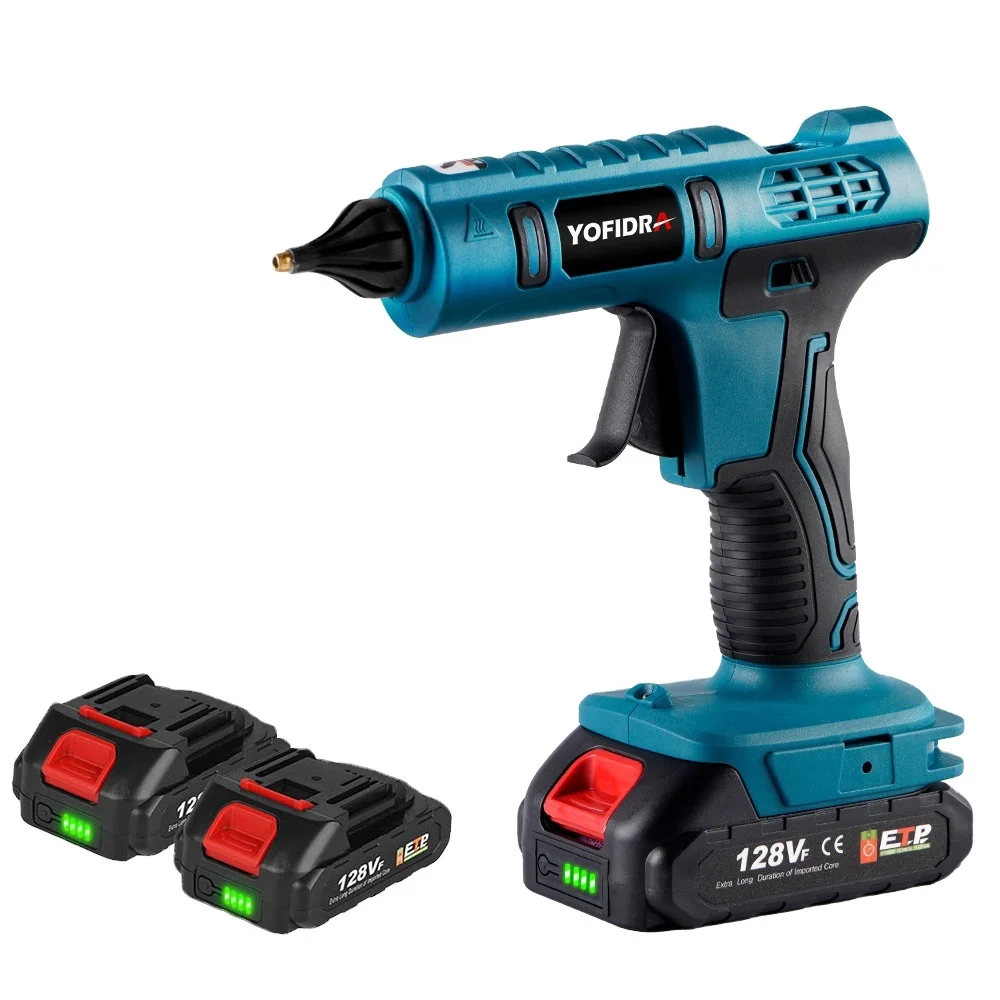 

600W Cordless Hot Melt Glue Gun Anti-scald Rechargeable with 10pcs 11mm Glue Sticks Home DIY Repair Tool