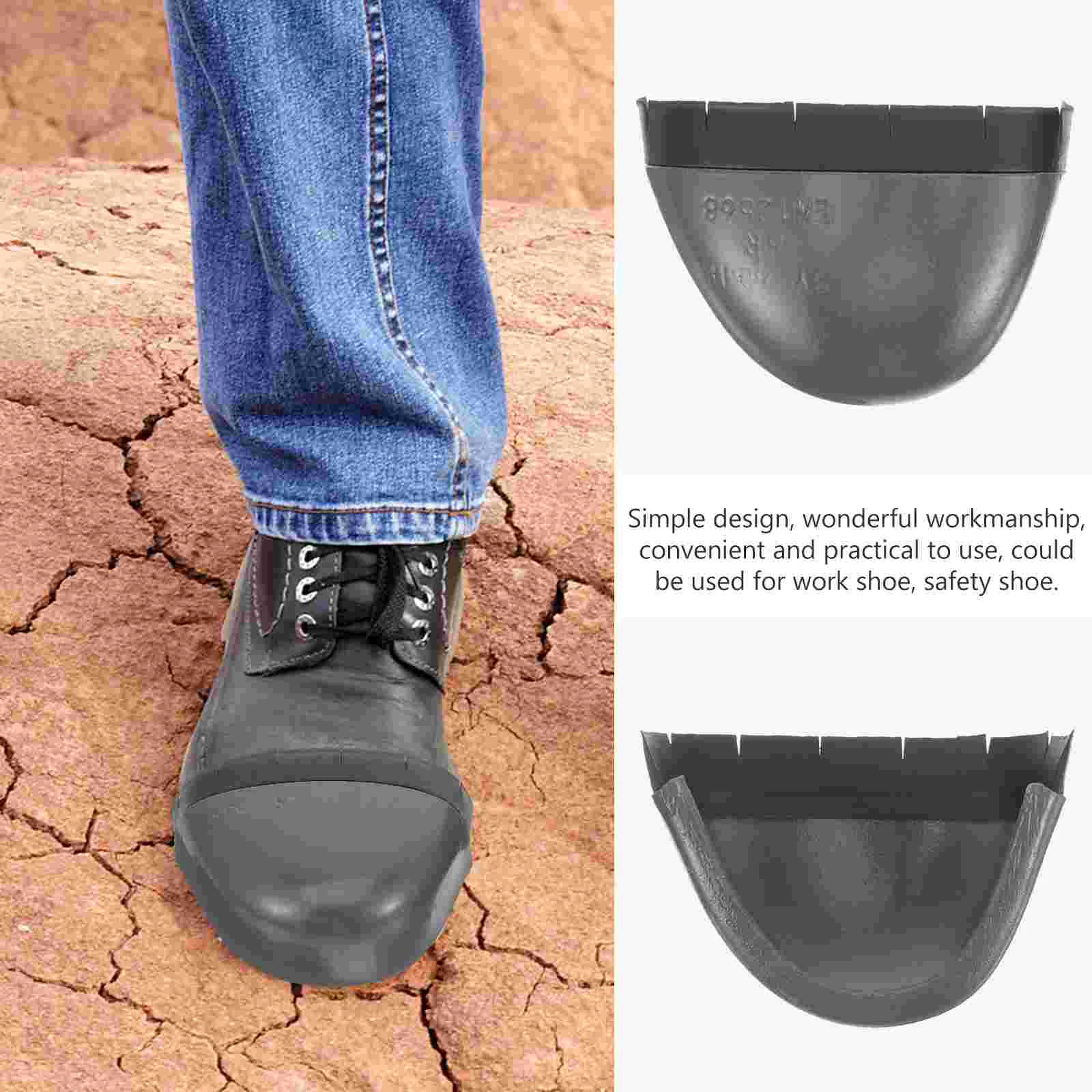 Shoes Anti-smash and Anti-puncture Steel Toe Cap (one Size Fits All) Safety Work Covers Detachable Boots Men Women