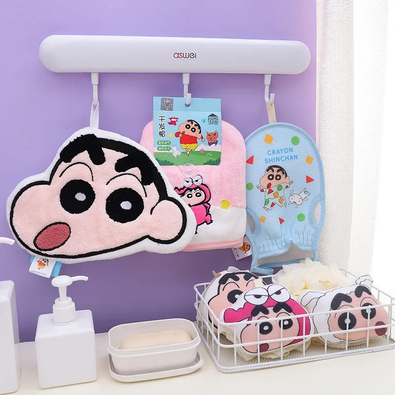 1PCS Crayon Shin-chan Rubbing Bath Towel Bath for Peeling Exfoliating Body Cleaning Scrub Mitt for Shower Body Brush Towel SPA