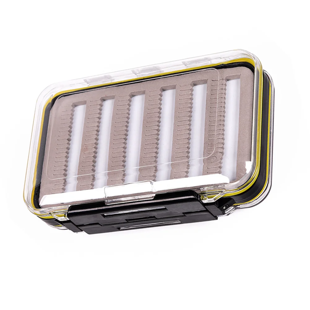 مقاوم للماء يطير صندوق الصيد 15*10*4.65 سنتيمتر مزدوجة الجانب Abs يطير تخزين عالية الكثافة رغوة في الهواء الطلق الصيد معالجة ملحق #2