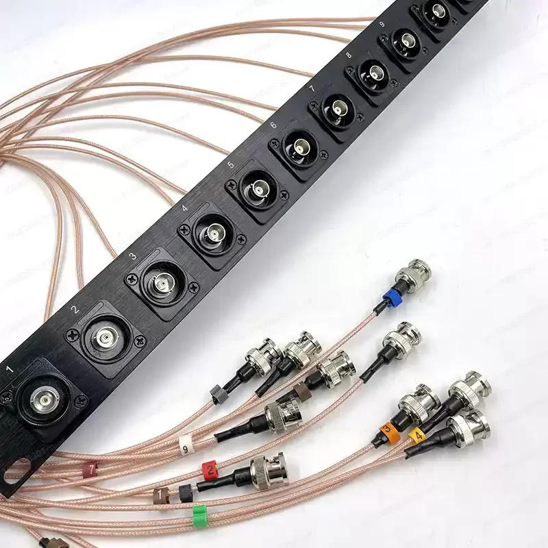 Customized Cabinet 8-Way 1U Xlr Jumper Rack Xlr Male Socket Female Head
