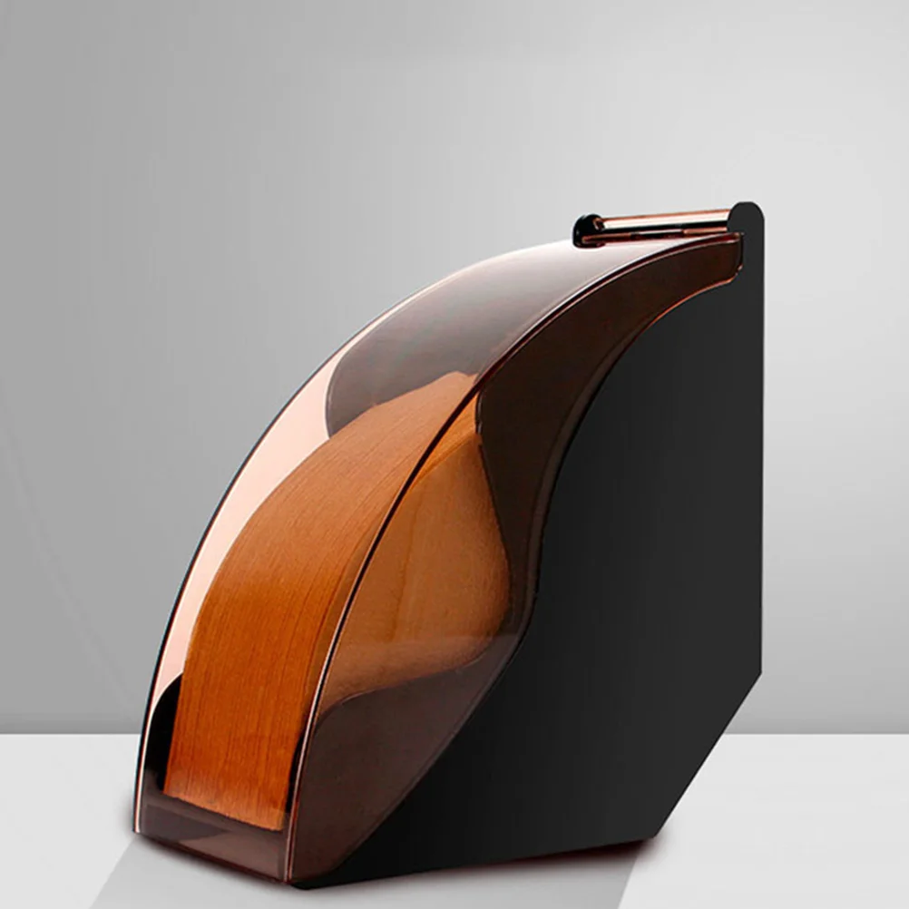 

Filter Paper Storage Box Acrylic Coffee Filter Holder Conical Design Wear Resistant Multi Purpose Container for Home Office Use