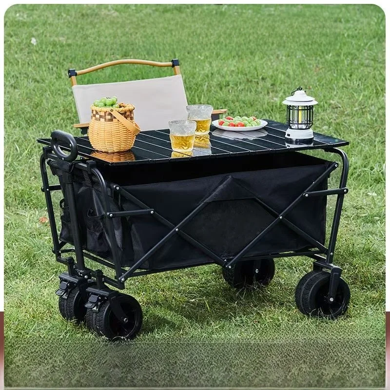 outdoor-portable-folding-camping-cart-picnic-wagon-stacking-pedicab-reclining-kids-camping-cart-customizable-handcart