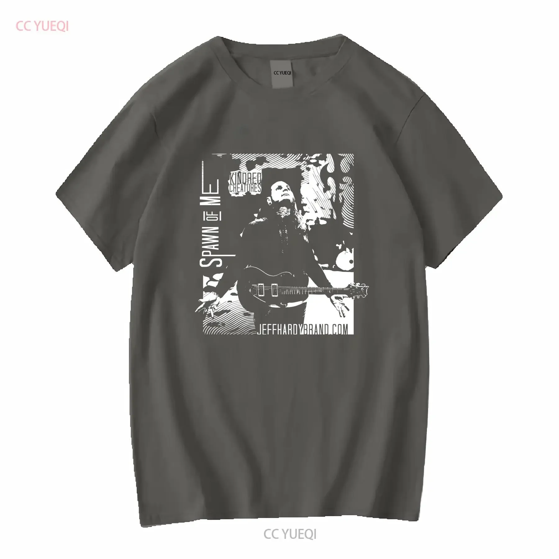 تي شيرت Jeff Hardy الرسمي من ماركة Perxwhy gen Spawn Of Me بأكمام طويلة أو قصيرة عتيقة مغسولة وأنيقة قليلاً ومتعددة الاستخدامات