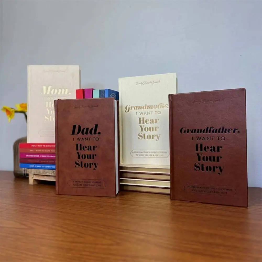 

Exquisite Dad, I Want to Hear Your Story Heirloom Edition To Share His Life and His Love Dad's Story Leather Notepad Dad's Diary