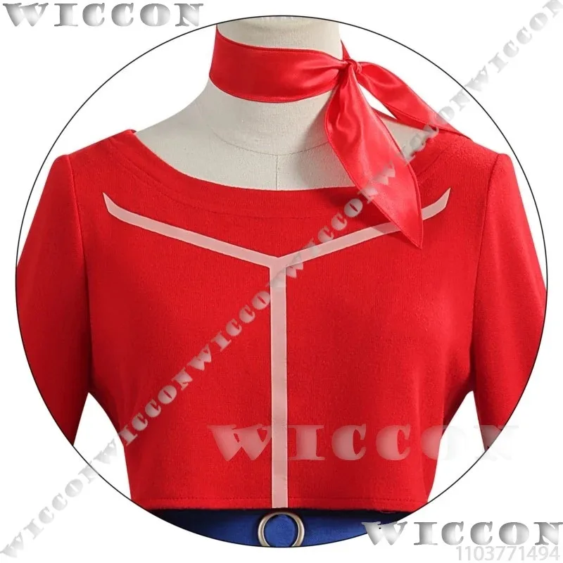 6d 'مخصص ميتا لعبة Miside الرعب ميتا صديقة تأثيري حلي تنورة قبعة قفازات شعر مستعار فتاة النساء دعوى هالوين الزي