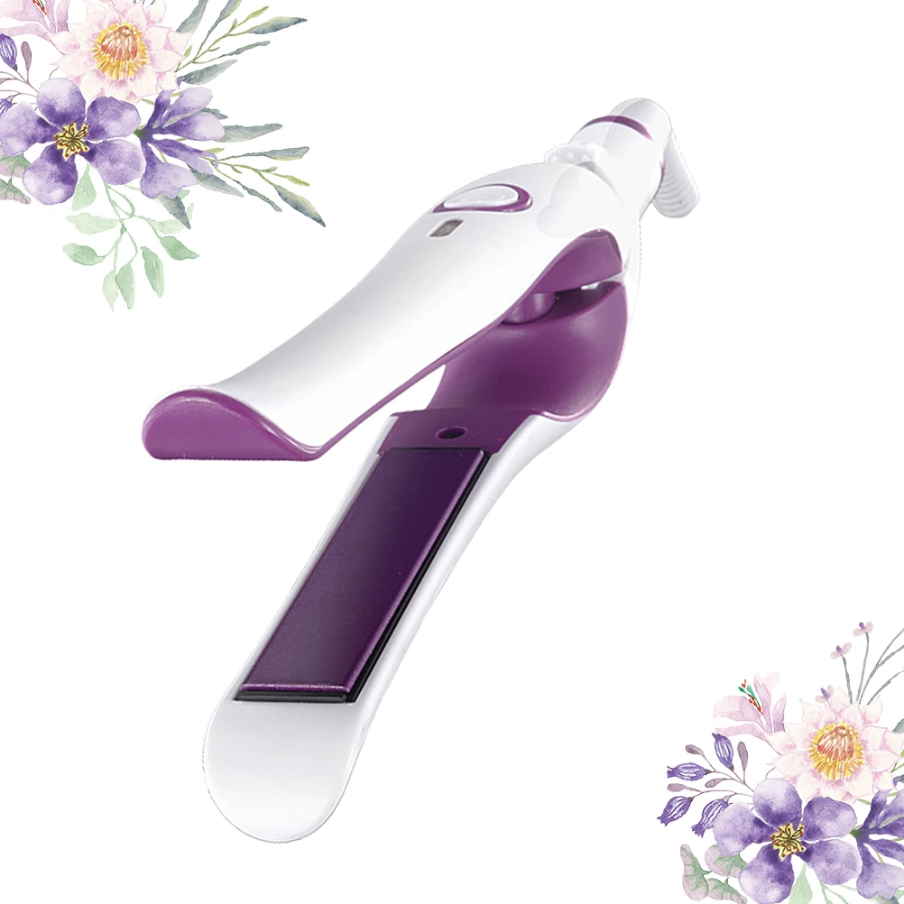 

1pc Ion Perm Hair Straightener Curler Electric Splint Clamp Waver Styling Tool Durable Practical Home Travel Use