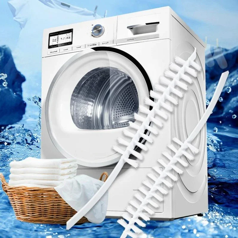 Drum Washing Machine Cleaner Brush Universal Cleaning Brush Radiator Dryer Machine Inner Barrel Long Brush Handle Washing Tool