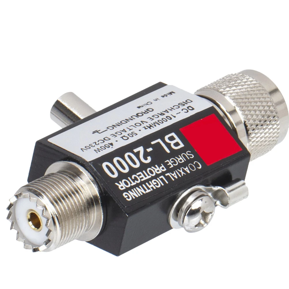 

Arrester Surge Protector PL259 Male to Female 50Ohm Radio Antenna Cable Shielding Safety Device