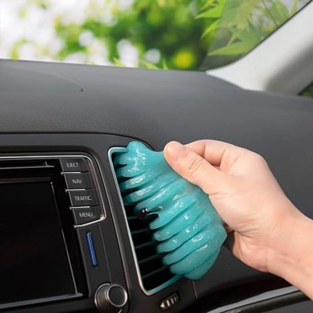 Car Dust Dirt Cleaning Gel Universal High Efficiency Reusable Interior Clean Mud for Automobile Air Vent Household Keyboard Desk