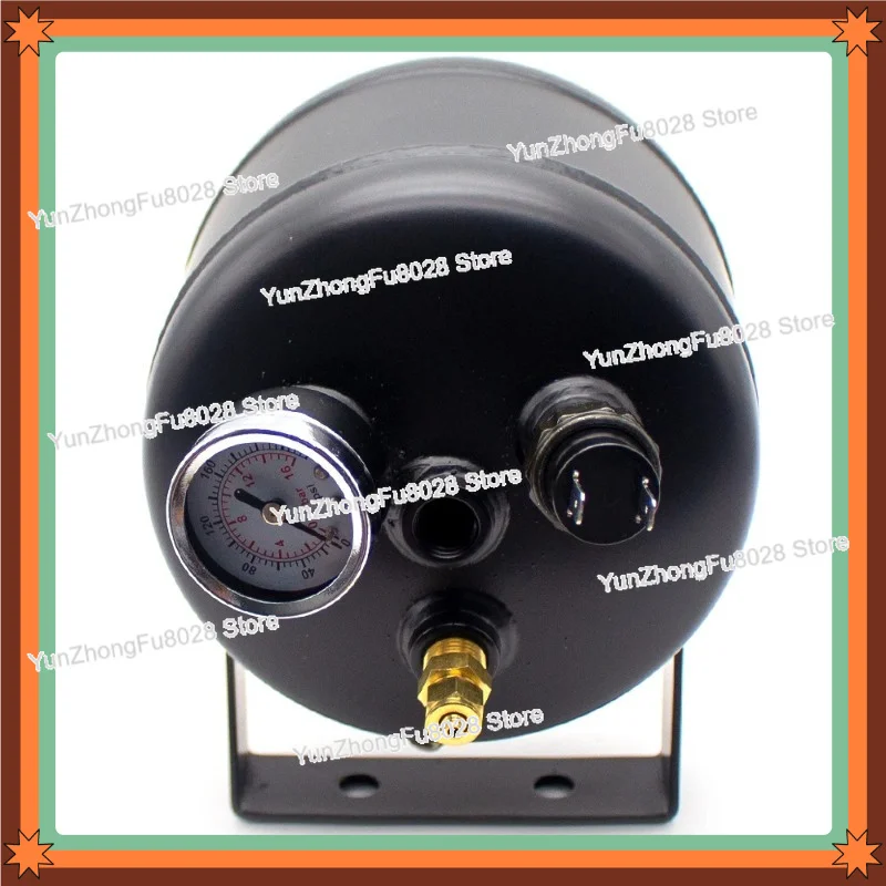 Automobile Modification Suspension 0.5 Gallon 2L Vehicle Mounted Air Storage Tank Air Reservoir For Air Compressor Pump