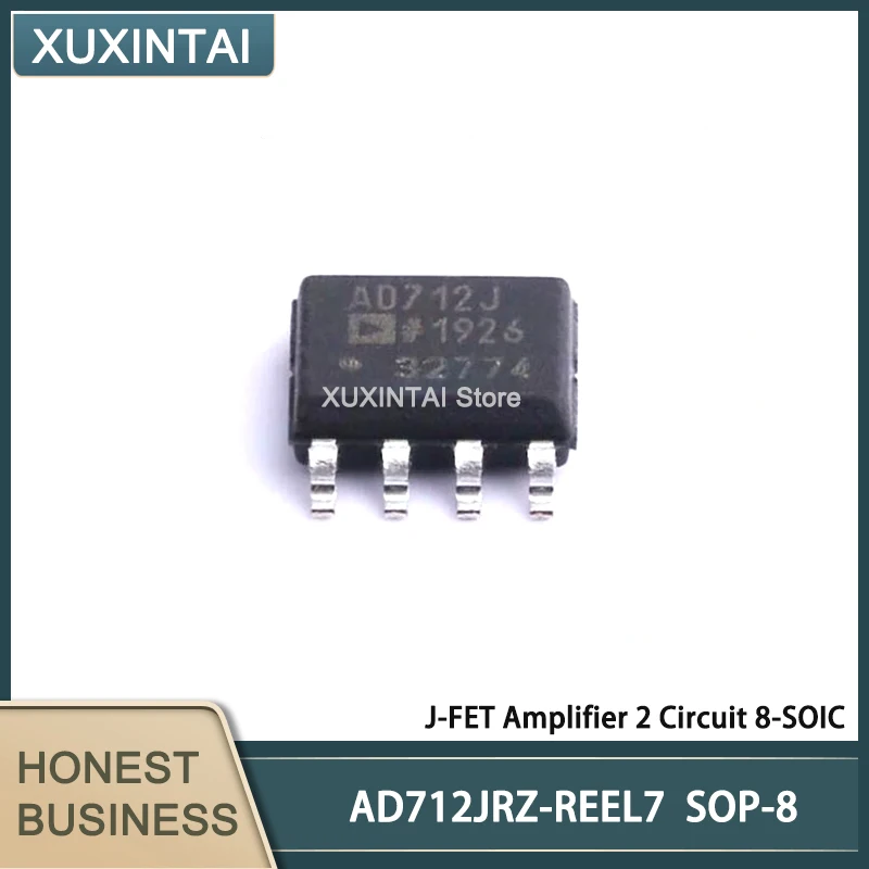 5Pcs/Lot  New Original  AD712JRZ-REEL7 AD712JRZ  J-FET Amplifier 2 Circuit 8-SOIC