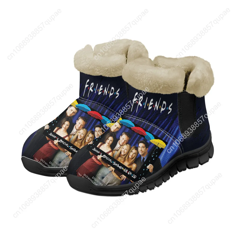 Friends TV Comedy Snow Boots Mens Womens Teenager Shoes Keep Warm Casual Lightweight Sports Custom Sneakers