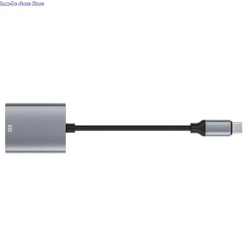 D0UA USB C ke Pembaca Kartu Adapter Kartu Adaptor Pembaca Fast Data Transfer