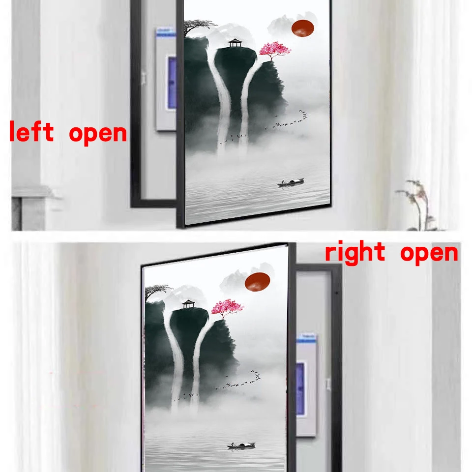 Travel Shark Modern Home Decorative Painting of Electric Meter Box Poster Print Picture With Frame Living Room Decor Punch Free