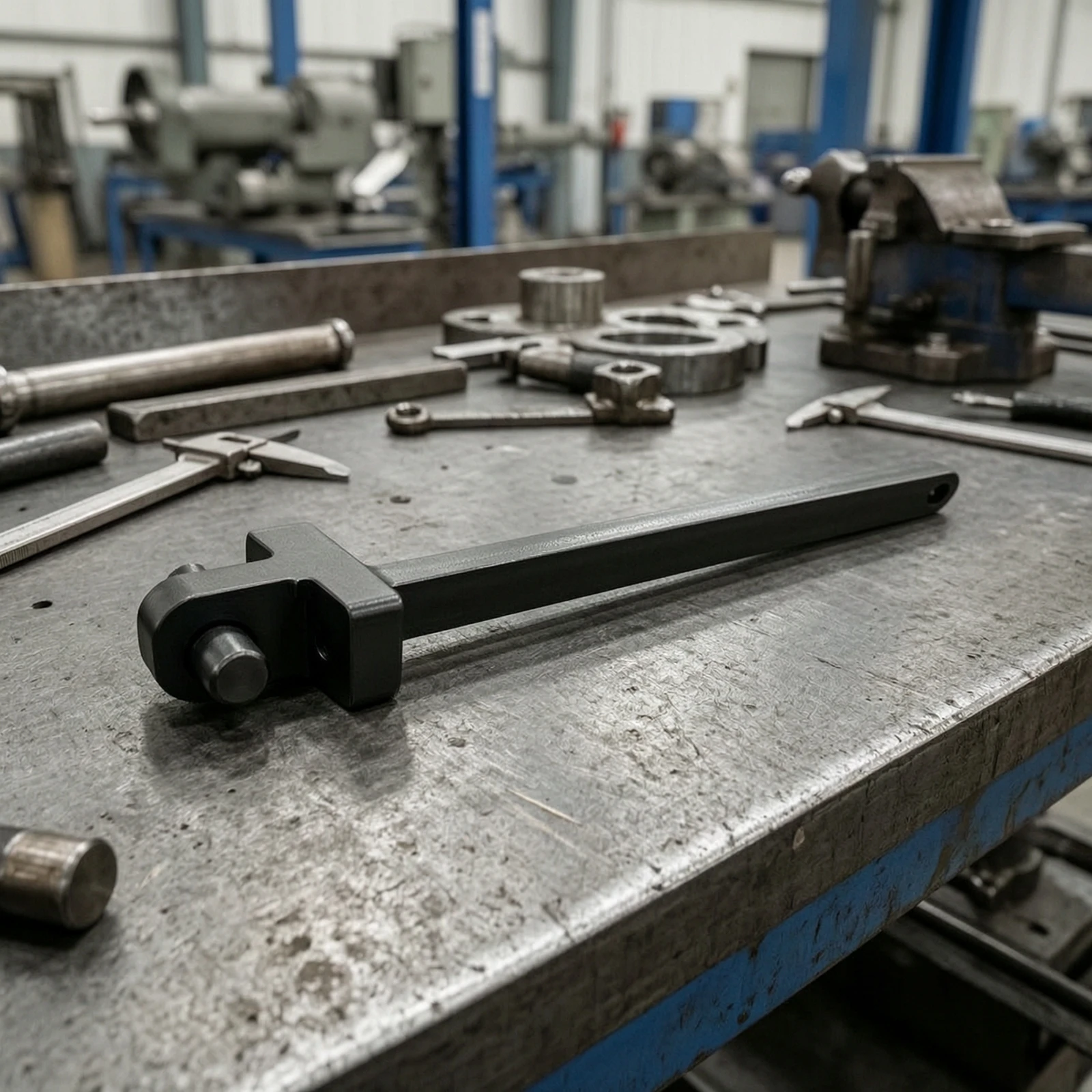 Flange Pin Wrench Rigid Flange Wrench with Pin Tool Precision Anti-Rust for Pipefitters, Workshops