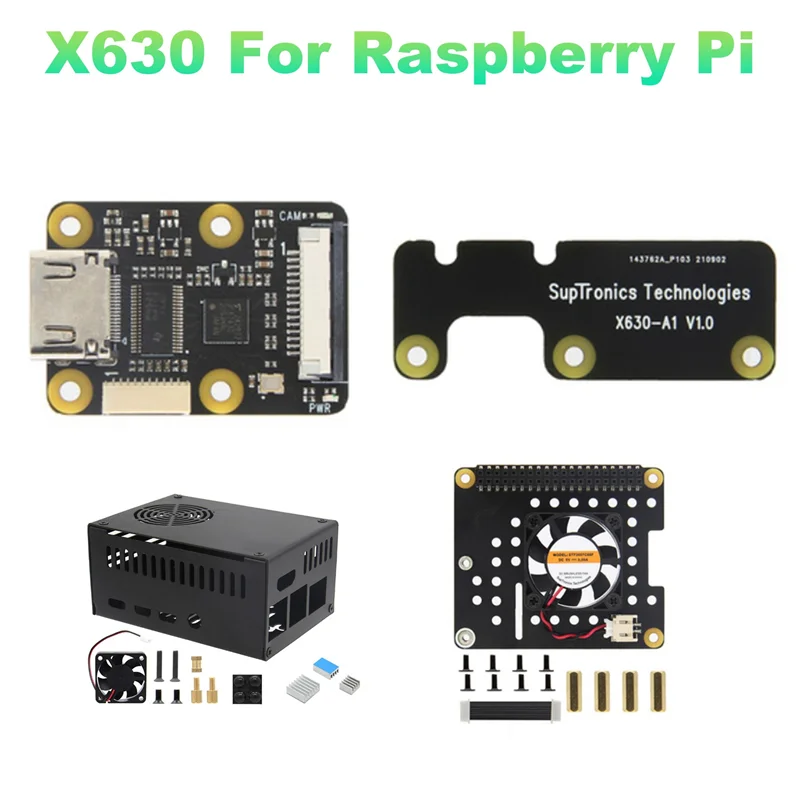 AP-для модуля Raspberry Pi X630 + плата расширения вентилятора + HD-CSI-2