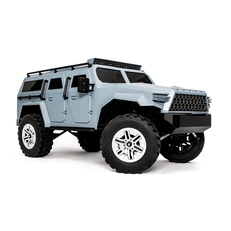 FrSKY 1/18 échelle télécommande tout-terrain ramper voiture électrique RC Non intégré corps Simulation militaire camion jouet