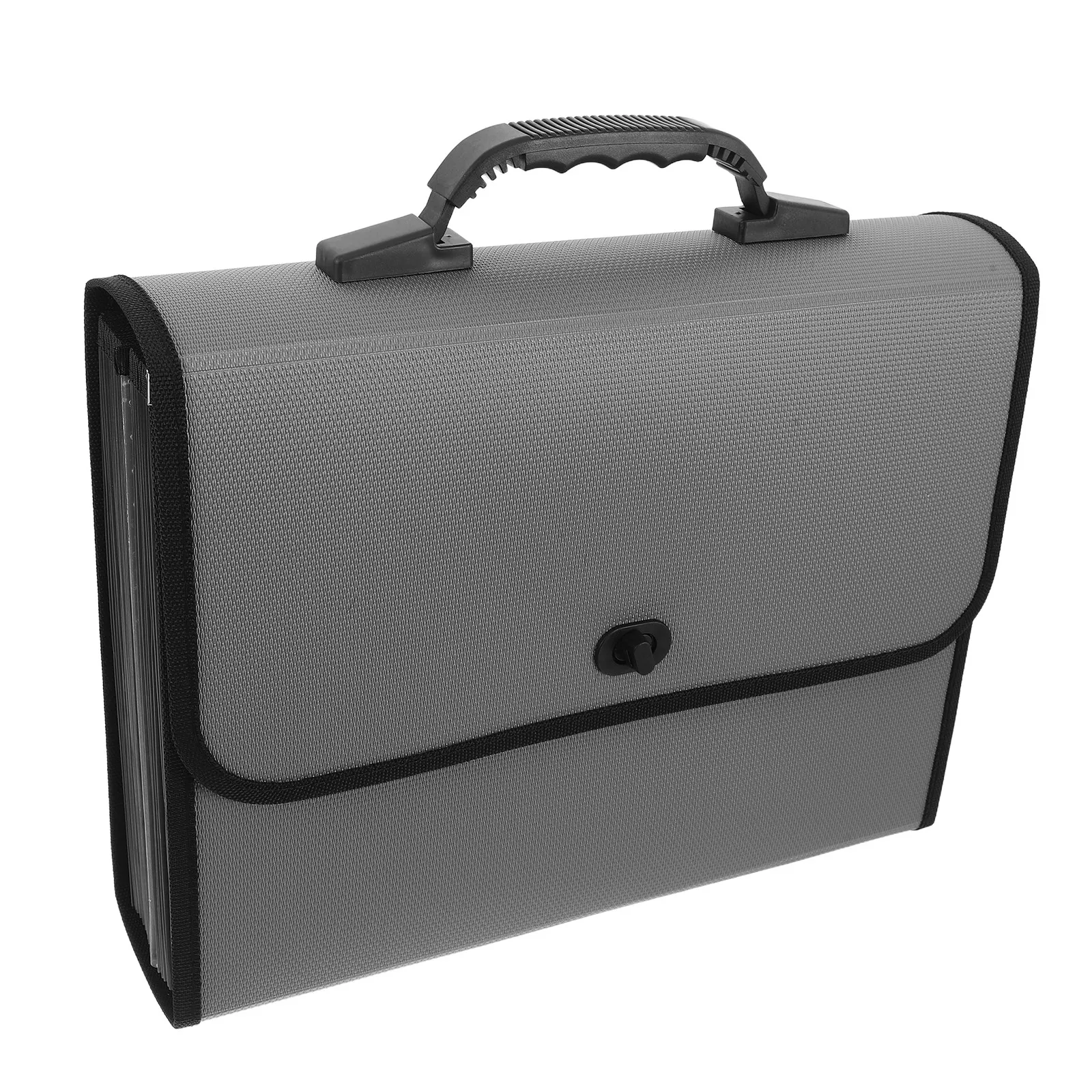 

Accordion File Organizer Expanding File Folder Portable 26 Pocket A4 Plastic Document Case Handle Buckle Closure Office School