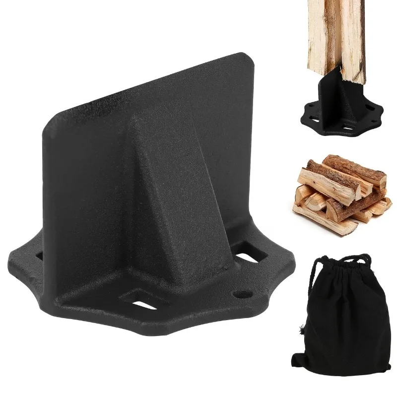 Compact And Large Wood Splitting Device, Mini Square Timber Cutting Tool, Safe And Handy Wood Chopper for Outdoor Camping