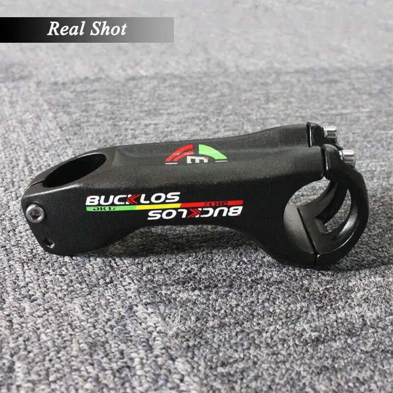 BUCKLOS Bicycle Stem 17 Degree Negative Bicycle Handlebar Table Stems Aluminum Alloy 80MM 100MM Handle Bar Power Bicycle Stem