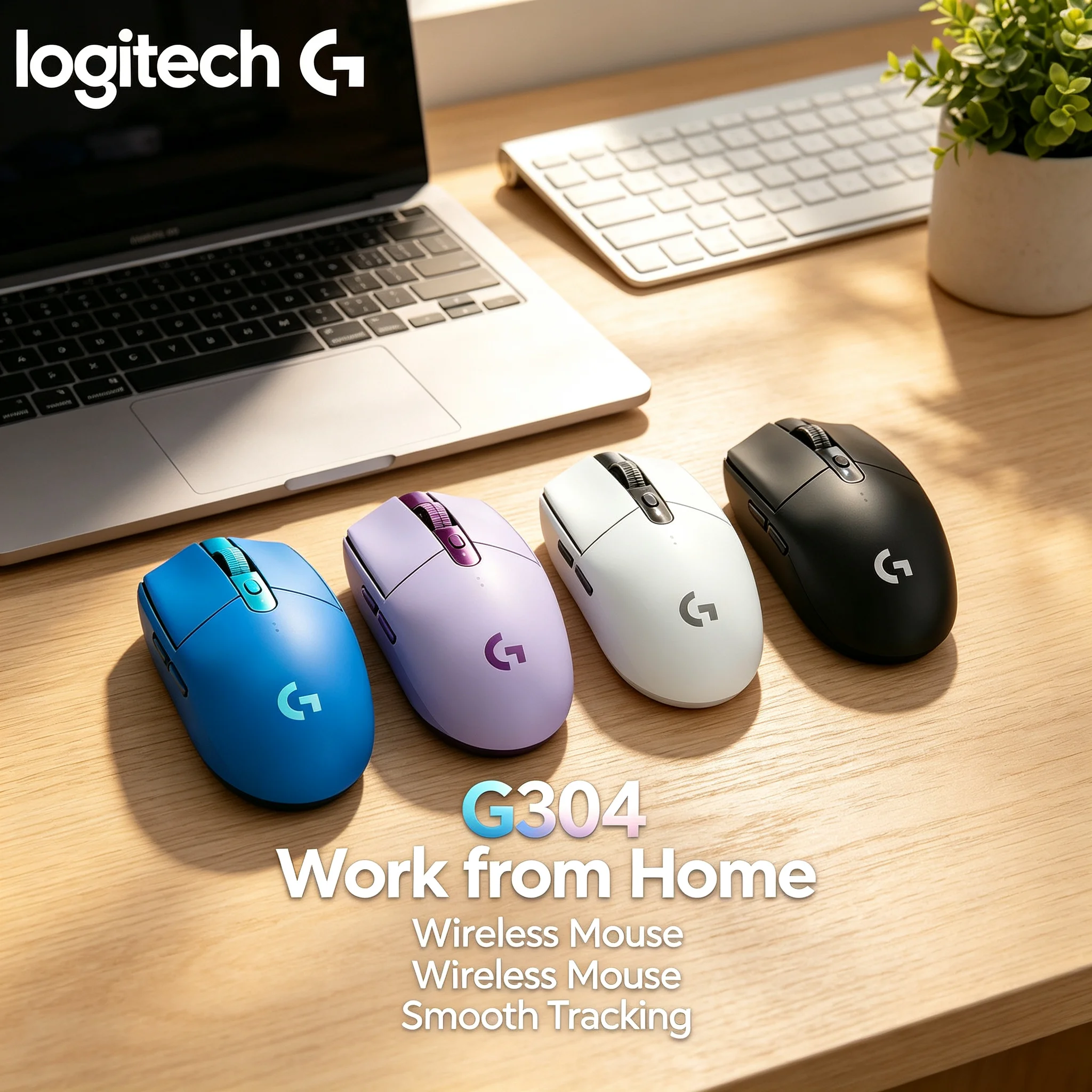 Original Logitech G304 2.4G Lightspeed Wireless Gaming Mouse 6 Keys Ergonomic Optical Computer Mice