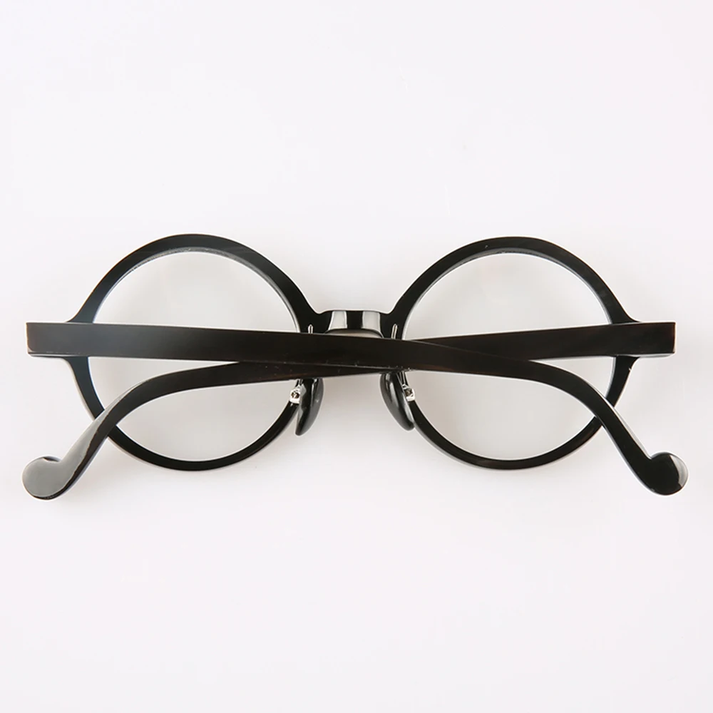 Eyeglass Frames Unique Vintage Round Retro Handmade Buffalo Horn Optical Reading Eyeglasses Prescription Man's Glasses Frames