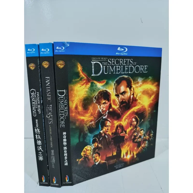 Fantastic Beasts 1-3 Blu-ray Discs Boxed Collector's Edition Brand New Unopened High Image Quality