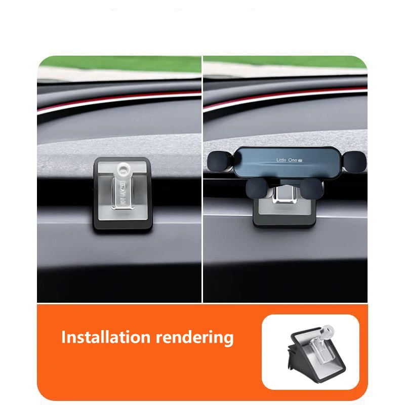 TEEQ Auto-Handyhalterung für 2024 2025 2026 Tesla Model Y Juniper Model3 Highland, Model YL Schwerkraftständer – Detail 5