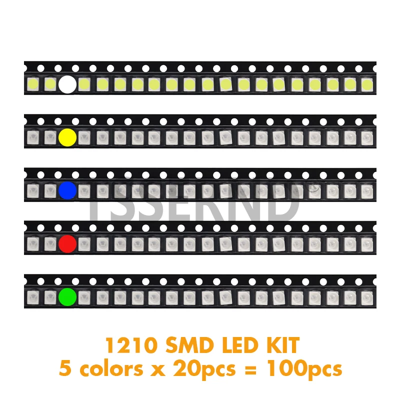 100Pcs 0603 0805 12…