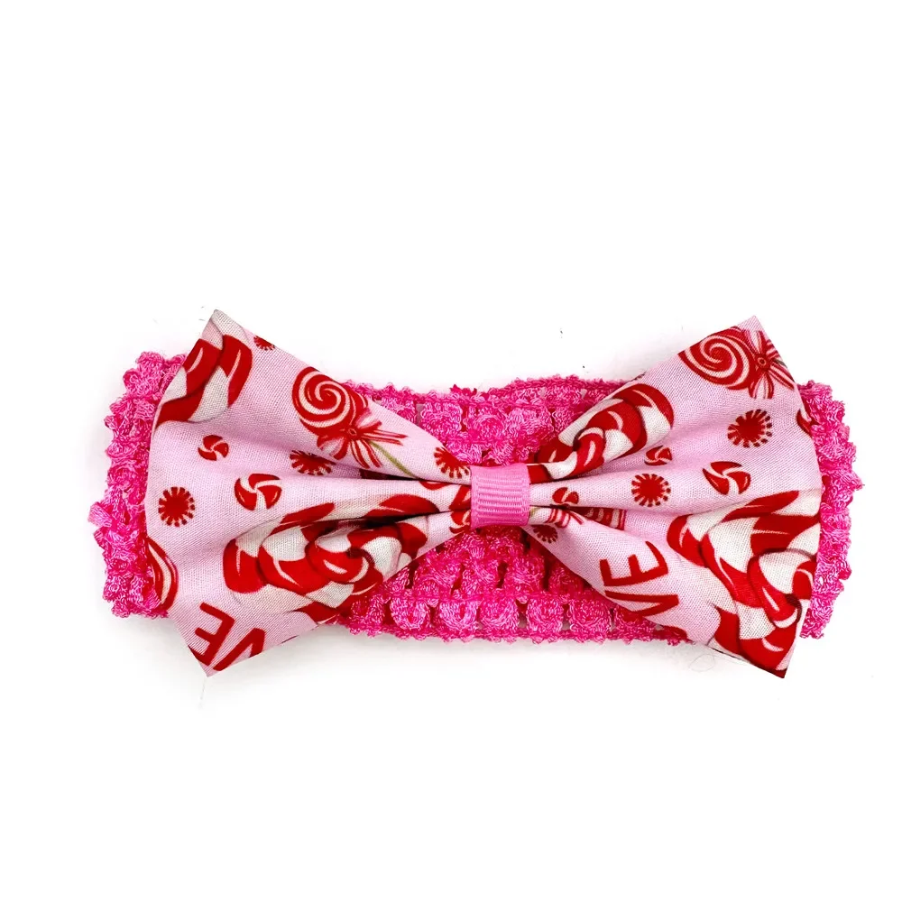 30/50pcs Valentine\'s Day Dog Acccessories Puppy Cat BowTie Collar Small Middle Large Dog Pet Supplies Dog Fashion Pink Bows