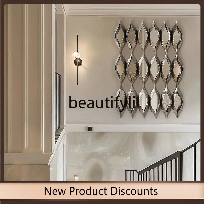 

A50 Classical Living Room Dining Room Wall Decoration Mirror European Style Entrance Creative Wall-Mounted Large Mirror