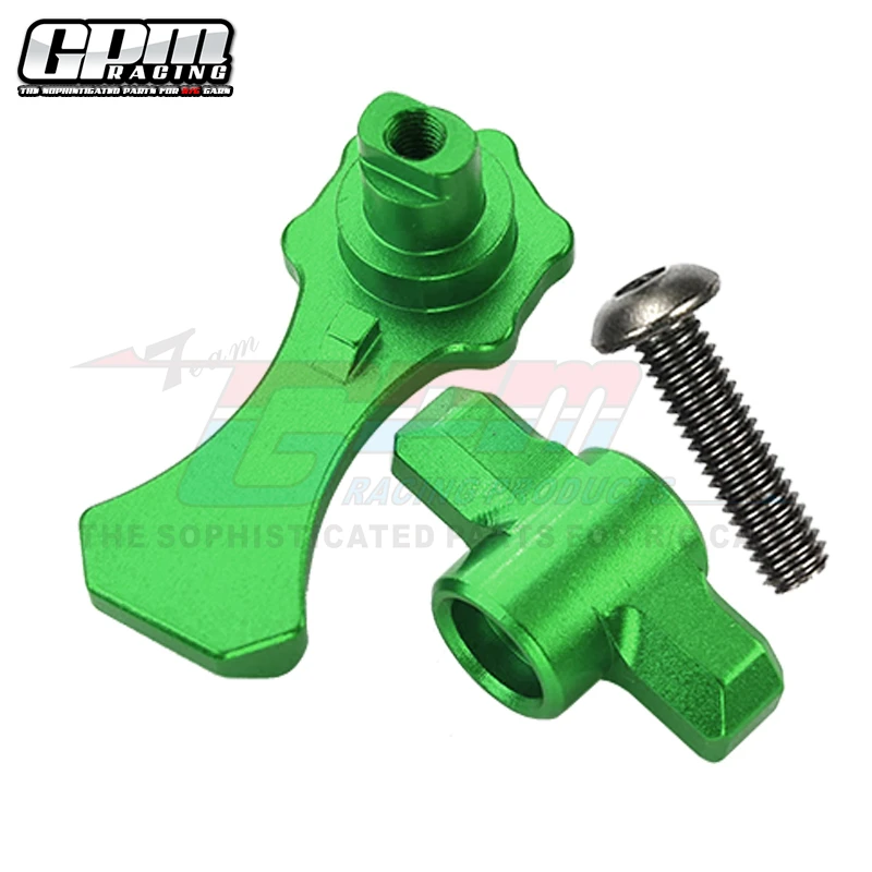 GPM Aluminum Body Shell Lock For TRAXXAS 1/10 Hoss 4X4 VXL E-Revo VXL 2.0 Maxx