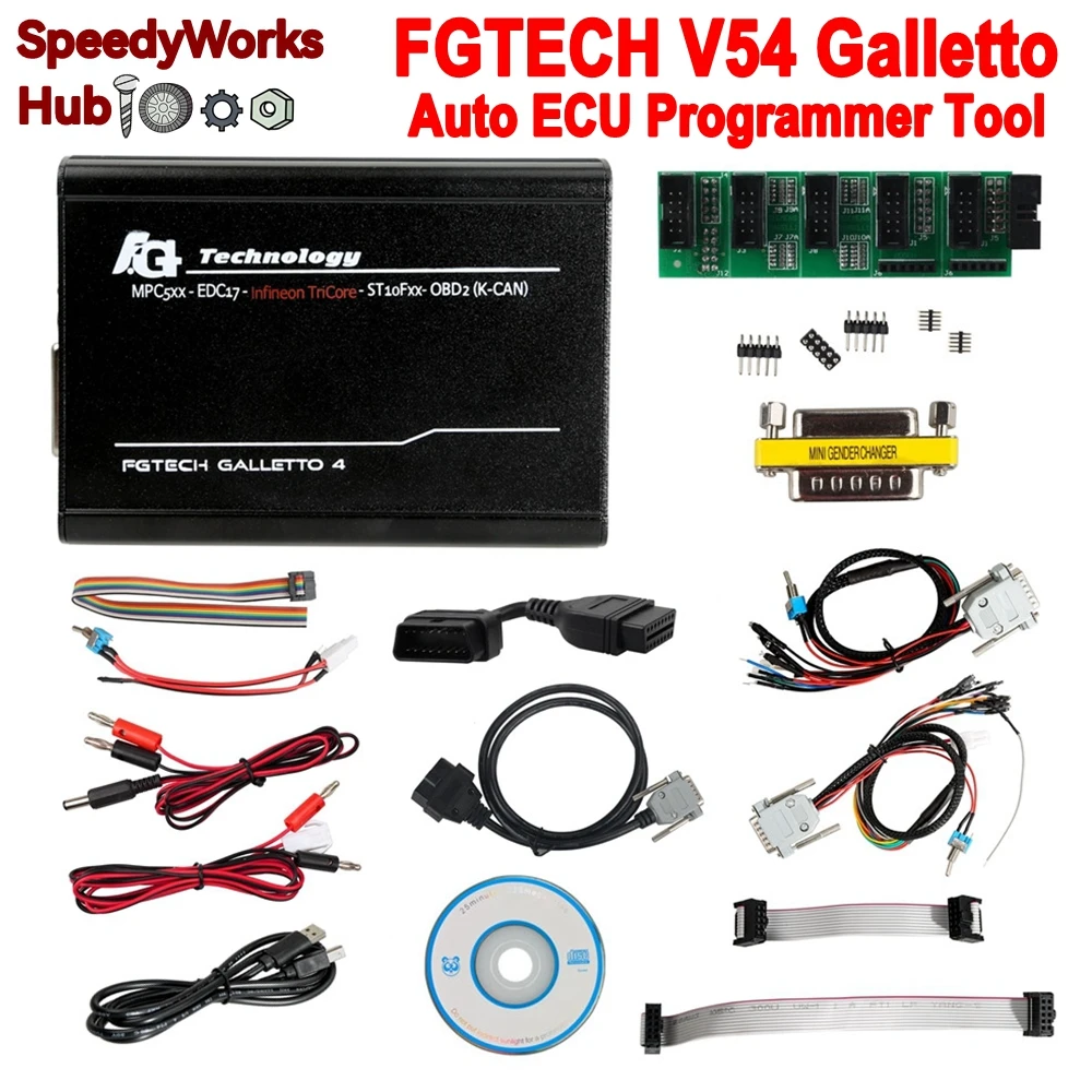 Fgtech 0475 Galletto V54 EU Version Master en ligne, pas besoin d'activation, plus de fonctions ajoutées, FGTECH V54 0475 Firmware ECUProgrammer