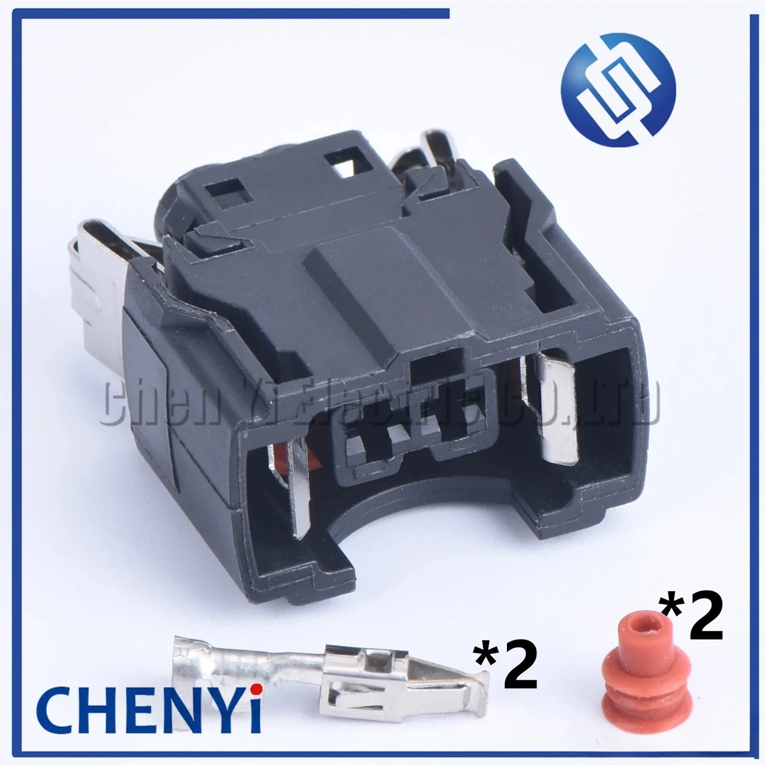 2-poliger wasserdichter Auto-Steckverbinder für Schutzgehäuse, Kraftstoffeinspritzdüsen-Kabelbaumstecker 037973202 für EV1 EFI-Serie