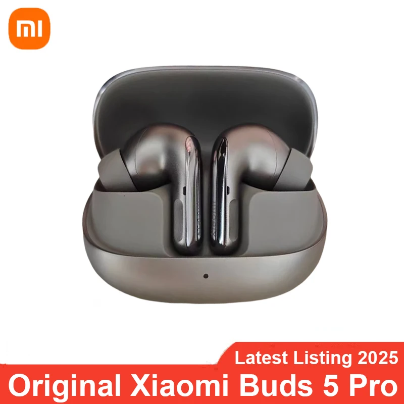 2025 New Xiaomi Buds 5 Pro Earphone TWS AI 55dB 5kHz Active Noise